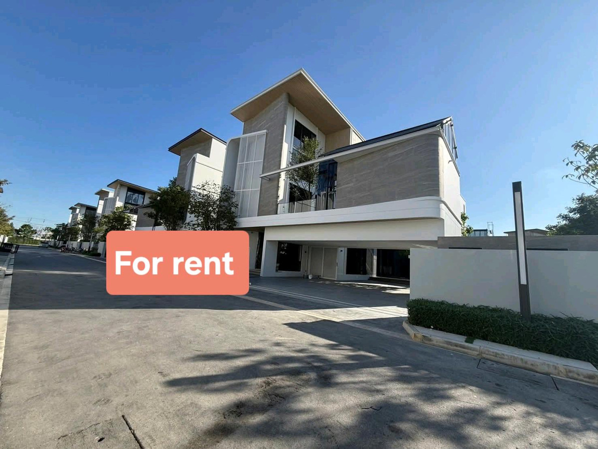 ให้เช่าบ้านลาดกระบัง สุวรรณภูมิ : 🔥 House for Rent Vive Krungthep Kreetha new road 🔥🔥 Nearby Brighton International school 