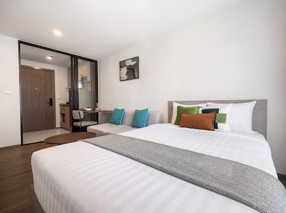 ให้เช่าคอนโดศรีราชา แหลมฉบัง บ้านบึง : 🔥เช่าด่วน🔥บริกซ์ตัน เกษตร ศรีราชา แคมปัส ใกล้ม.เกษตรฯ ศรีราชา เฟอร์นิเจอร์ครบ พร้อมเข้าอยู่