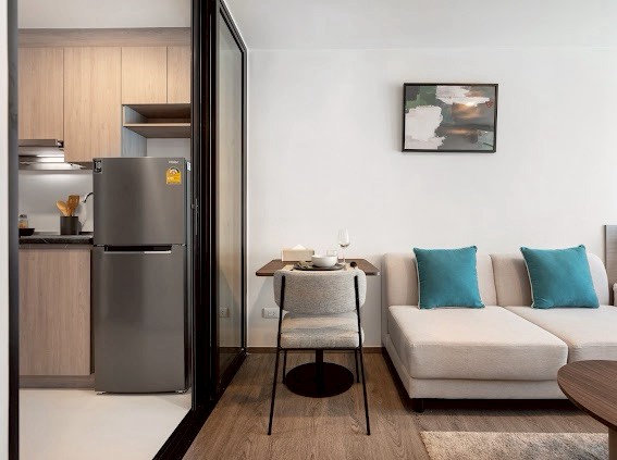 ให้เช่าคอนโดศรีราชา แหลมฉบัง บ้านบึง : 🔥เช่าด่วน🔥บริกซ์ตัน เกษตร ศรีราชา แคมปัส ใกล้ม.เกษตรฯ ศรีราชา เฟอร์นิเจอร์ครบ พร้อมเข้าอยู่