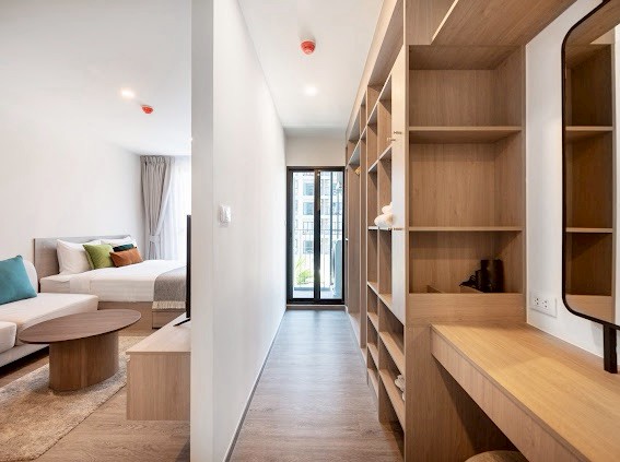 ให้เช่าคอนโดศรีราชา แหลมฉบัง บ้านบึง : 🔥เช่าด่วน🔥บริกซ์ตัน เกษตร ศรีราชา แคมปัส ใกล้ม.เกษตรฯ ศรีราชา เฟอร์นิเจอร์ครบ พร้อมเข้าอยู่