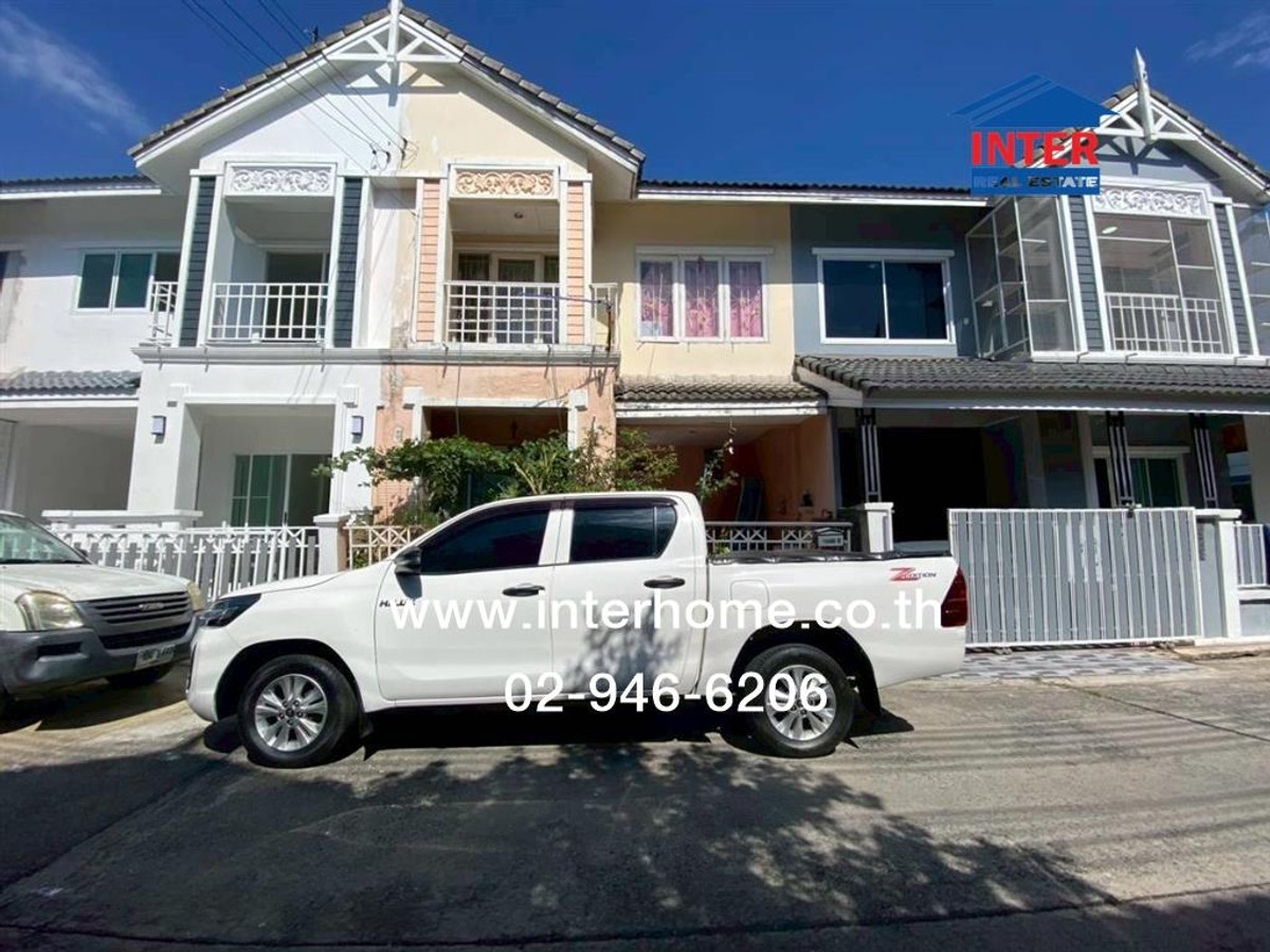 ขายทาวน์โฮมปทุมธานี รังสิต ธรรมศาสตร์ : ทาวน์เฮ้าส์ 2 ชั้น 18 ตร.ว. หมู่บ้านฟ้าปิยรมย์ เฟส1 ลำลูกกา-คลอง6 ใกล้สำนักงานที่ดินลำลูกกา ถนนลำลูกกา ลำลูกกา ปทุมธานี