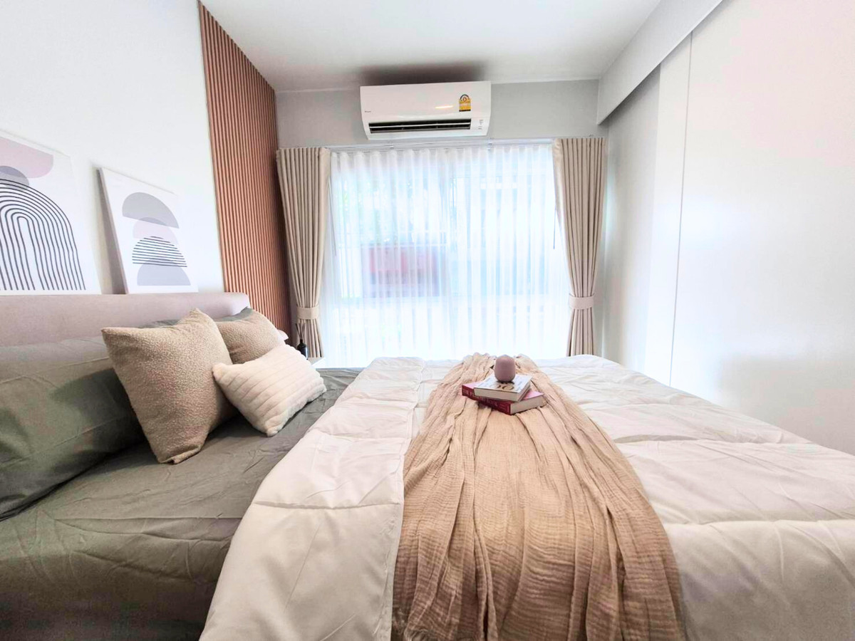 For SaleCondoOnnut, Udomsuk : A Space Sukhumvit 77, newly decorated, resort feel, ready to move in!!! Pool Access, rare unit!!!