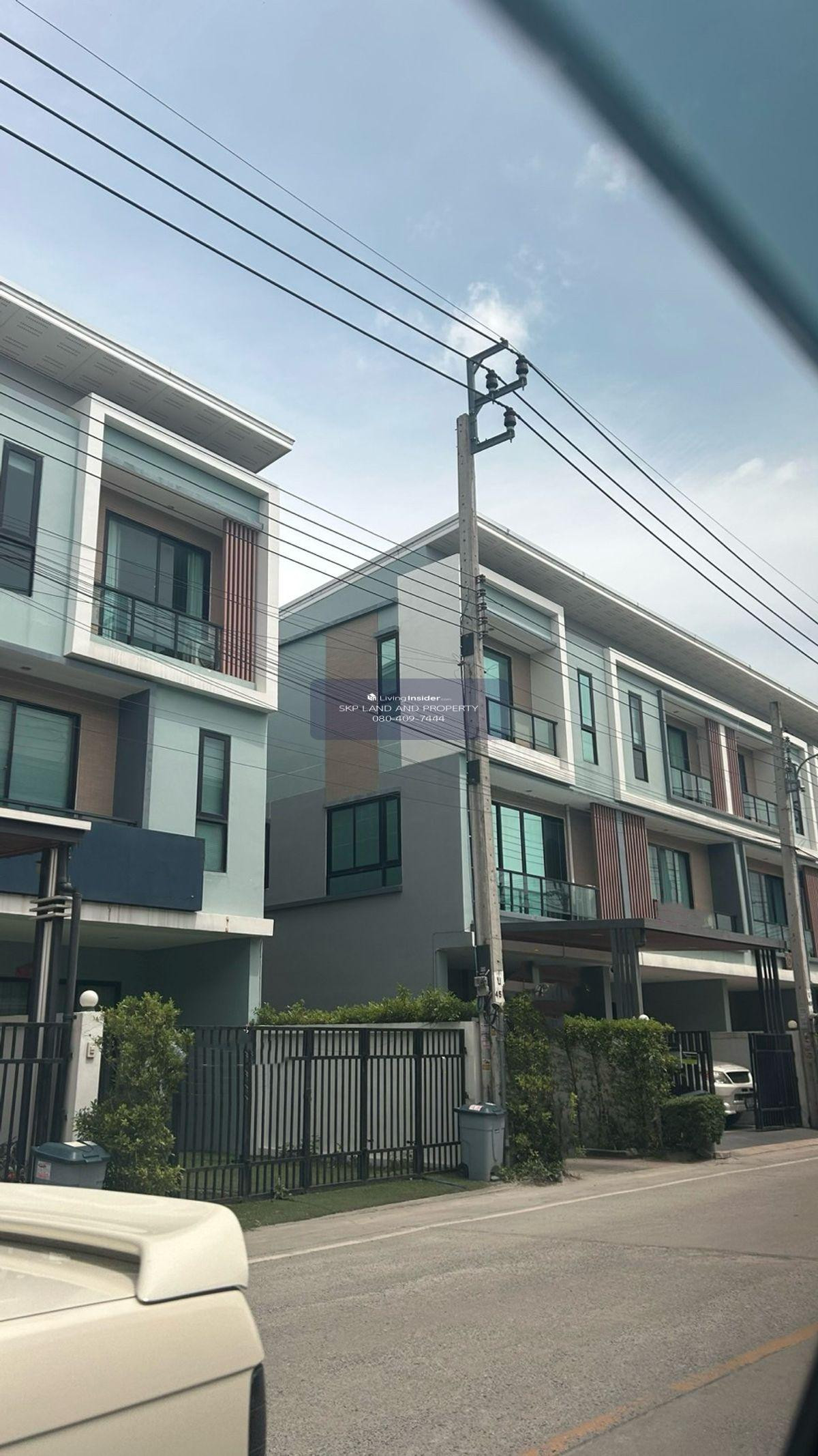 For RentTownhomeBangna, Bearing, Lasalle : Townhome/home office for rent, Baan Chayada @Work Bangna Km. 5, next to the main road, behind Mega Bangna.