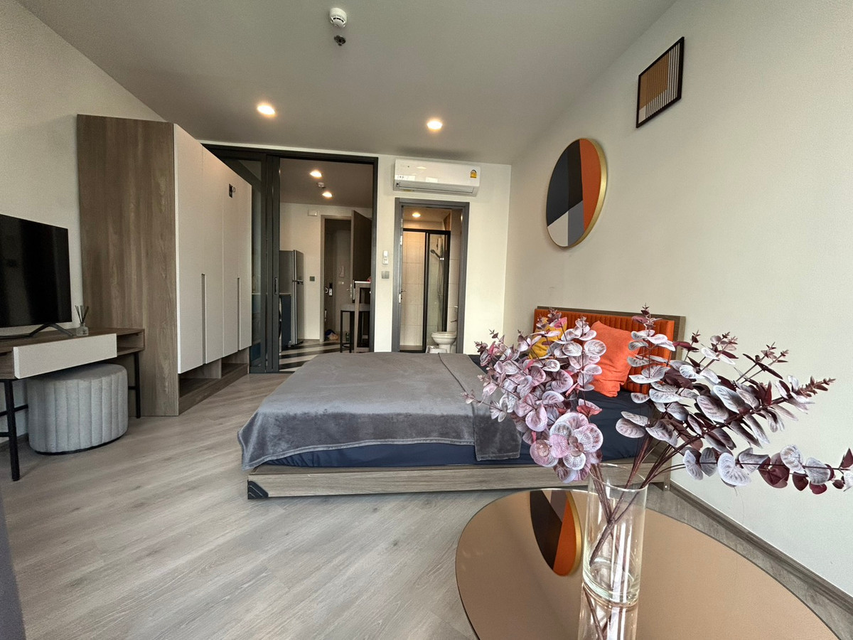 ให้เช่าคอนโดวิภาวดี ดอนเมือง หลักสี่ : PFD-07714 [ให้เช่า] เดอะ เบส สะพานใหม่ (THE BASE Saphanmai) ติด BTS สายหยุด 0 ม. ชั้น 7 ห้องสวย 29 ตรม. เฟอร์ฯ ครบ 13,500 บ./เดือน