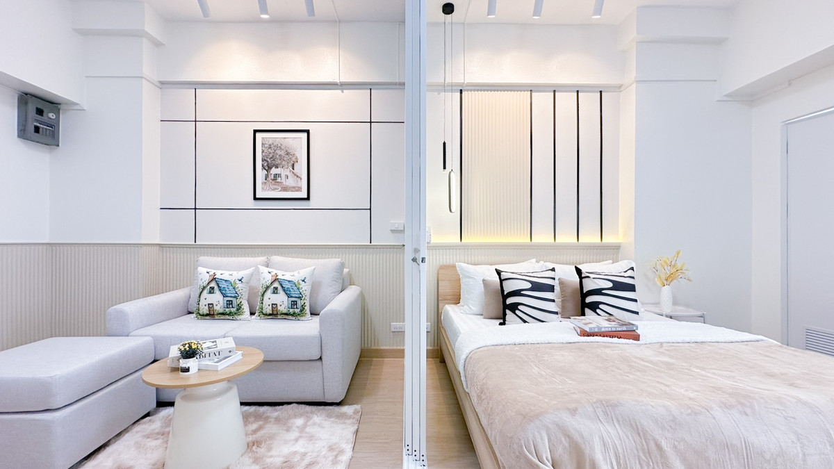 For SaleCondoSeri Thai, Ramkhamhaeng Nida : Ramkhamhaeng residents cant miss this 💖Namchok Condo Ramkhamhaeng 60/3 💖 Close to both the bus stop and the skytrain. No need to have a car to live comfortably.🚌🌟