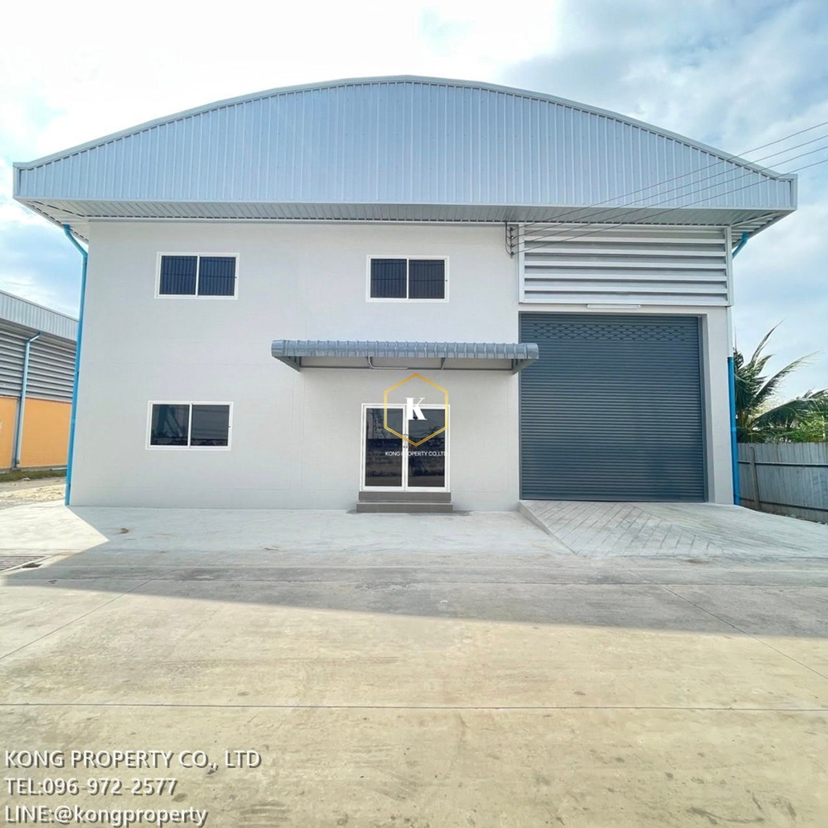 For RentWarehouseMahachai Samut Sakhon : Warehouse for rent, Ekkachai, Rama 2, Bang Chuet, Samut Sakhon, 610 sq m (newly built)