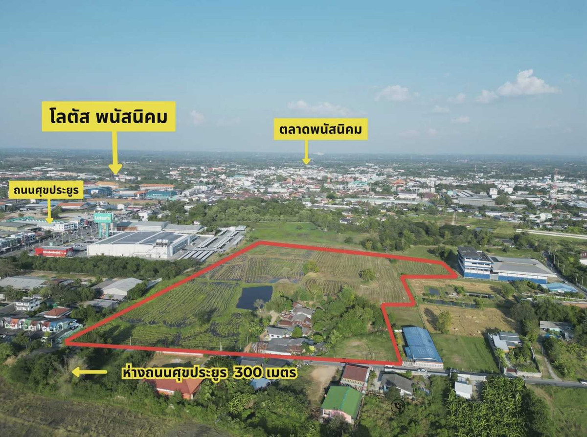 ขายที่ดินพัทยา บางแสน ชลบุรี สัตหีบ : ขายที่ดินพร้อมสิ่งปลูกสร้าง แปลงสวย 33 ไร่ 3 งาน 46 ตร.ว. จ.ชลบุรี