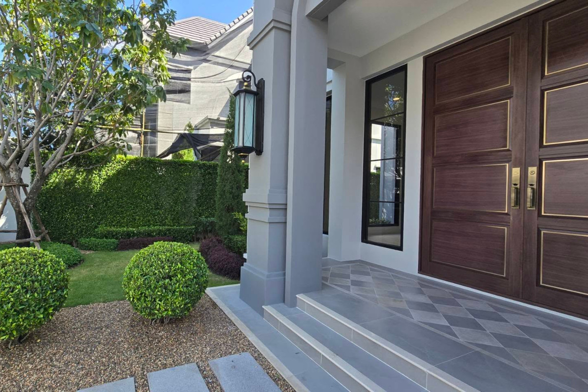 For RentHouseKasetsart, Ratchayothin : Luxury house for rent Large new house, 4 bedrooms, 378 sq m.