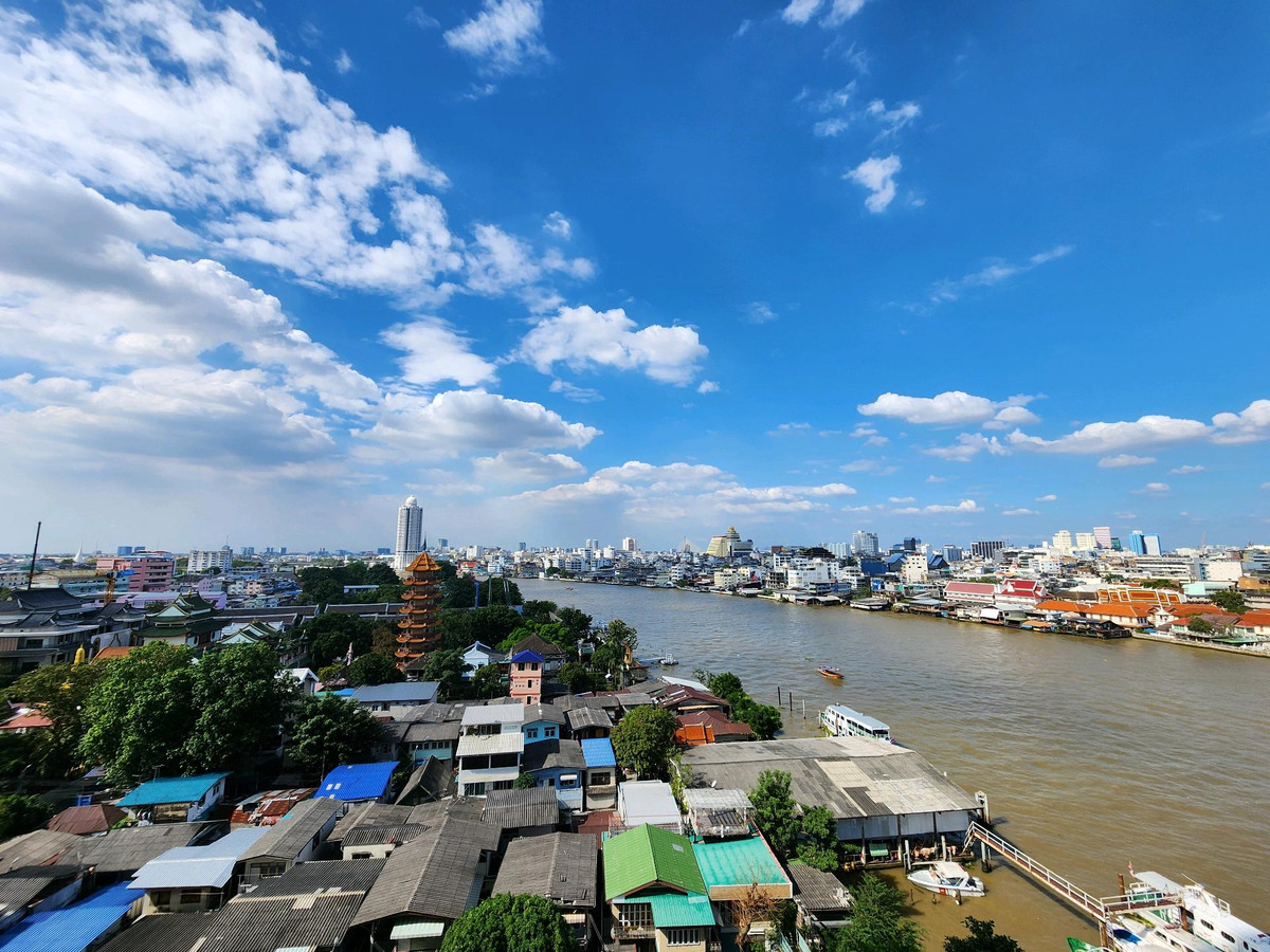 For RentCondoWongwianyai, Charoennakor : River View ❤️ Baan Chao Praya Condominium for Rent 
 Near Icon Siam