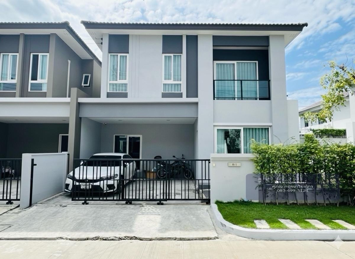 ขายสมุทรปราการ สำโรง : บ้านแฝดพลีโน่ สุขุมวิท-เทพารักษ์ แต่งเป็นล้าน บ้าน2ปี ติดถนนเมนใหญ่หน้าโครงการ ใกล้ป้อมยาม Pleno Town Sukhumvit Theparak