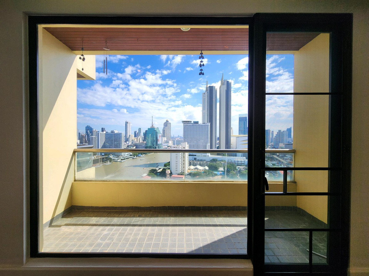 For RentCondoWongwianyai, Charoennakor : River View ❤️ Baan Chao Praya Condominium for Rent 
 Near Icon Siam