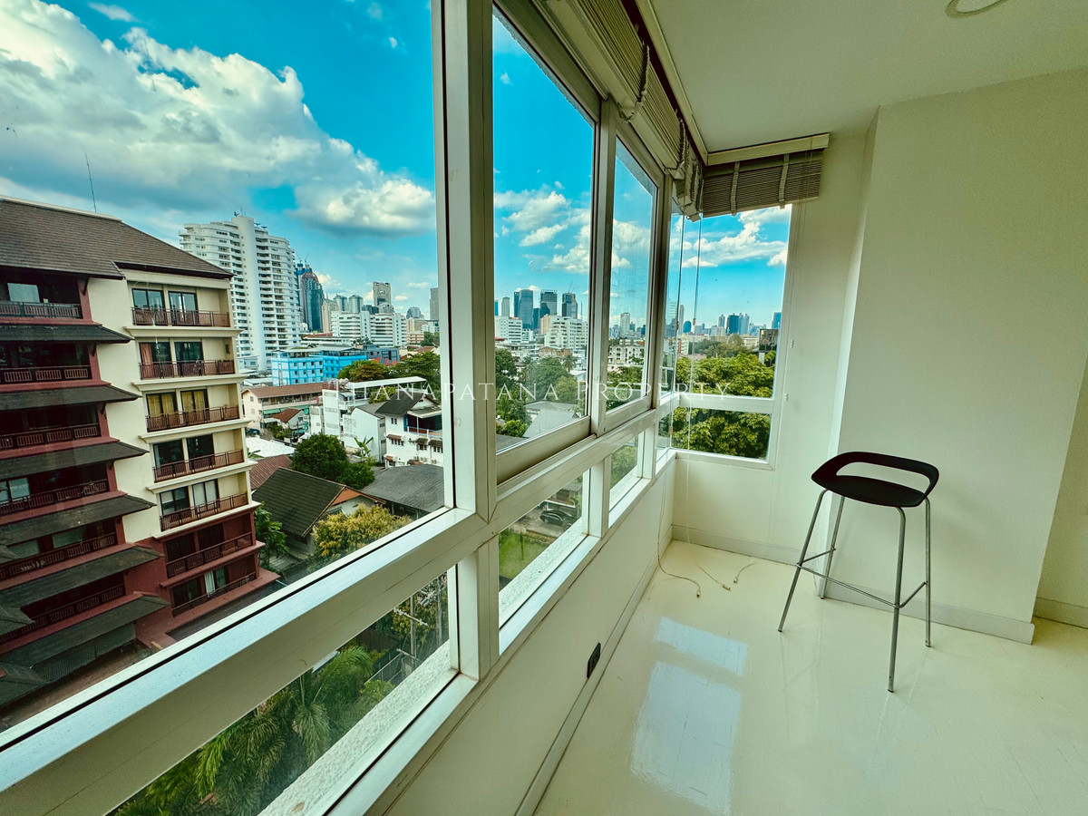 ขายคอนโดสาทร นราธิวาส : ขายคอนโด บ้านสิริ สาทร–สวนพลู  คอนโดโลว์ไรส์ ห้องมุม ชั้น 8 | 108.34 ตร.ม. | วิวไม่โดนบัง | ราคา 12 ล้านบาท