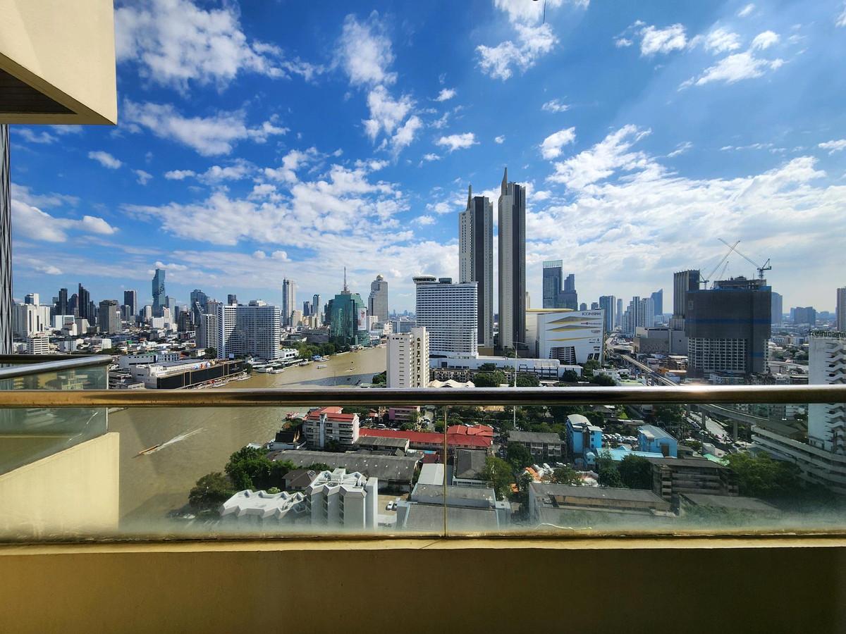 For RentCondoWongwianyai, Charoennakor : River View ❤️ Baan Chao Praya Condominium for Rent 
 Near Icon Siam