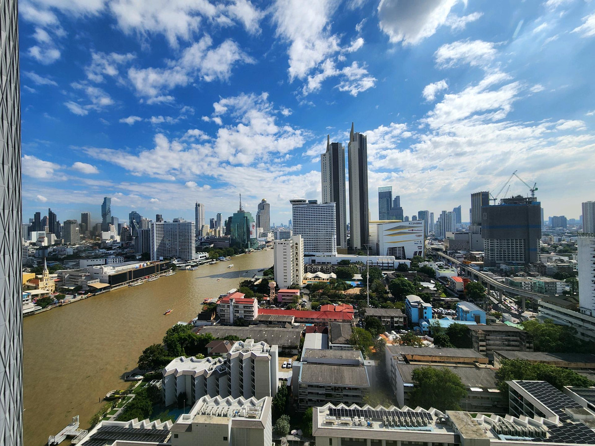 For RentCondoWongwianyai, Charoennakor : River View ❤️ Baan Chao Praya Condominium for Rent 
 Near Icon Siam