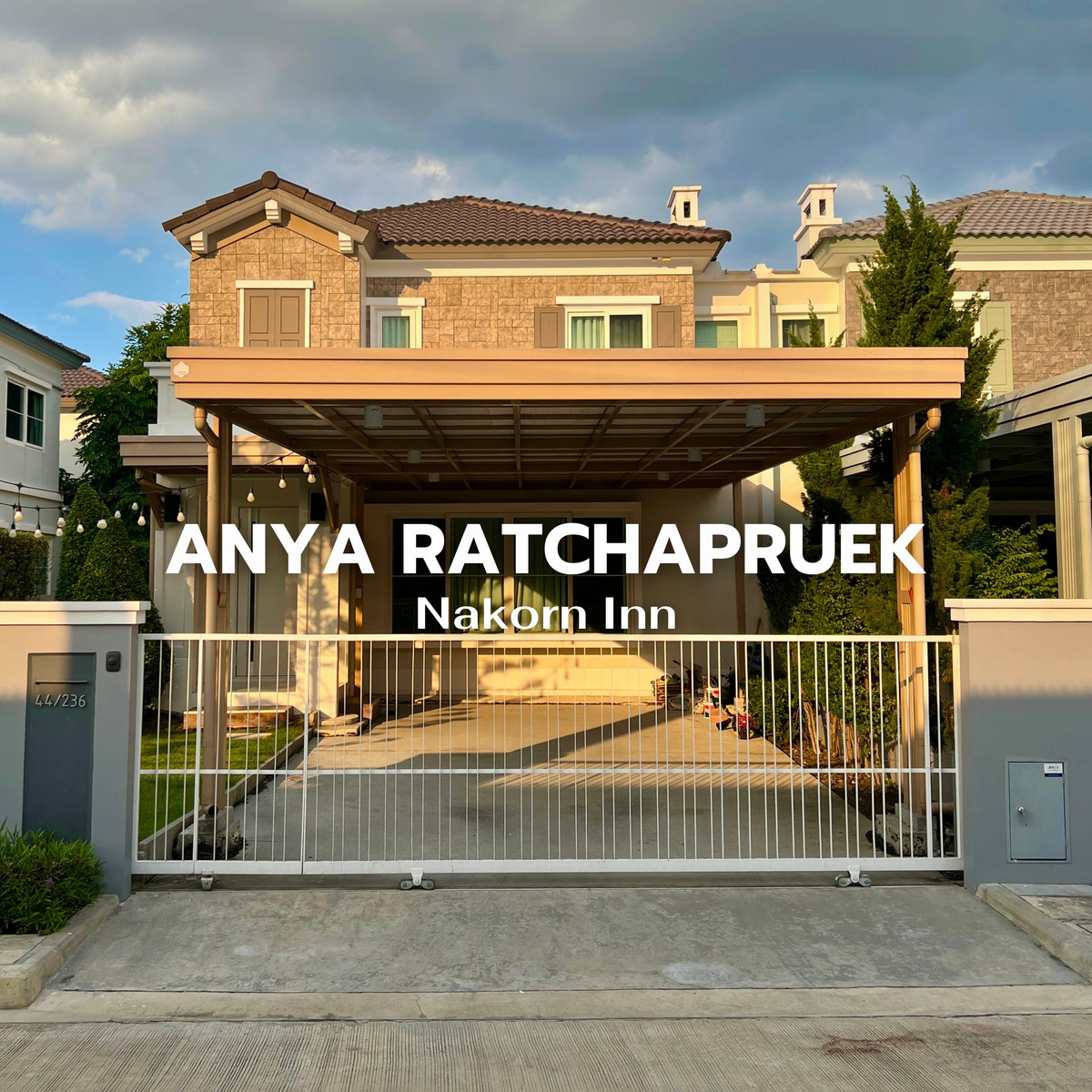 For RentHouseRama5, Ratchapruek, Bangkruai : For rent! Single house with a shady atmosphere | Anya Ratchaphruek-Nakhon In, 3 bedrooms, area 146 sq m, quiet, private, but very convenient to enter the city🌳🌆 Line:@steadfastre