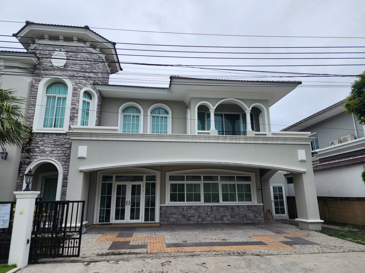 ให้เช่าบ้านลาดกระบัง สุวรรณภูมิ : Ultra luxury house for rent 2 Grand Monaco Bangna 4 beds 5 bathrooms 128 SQW