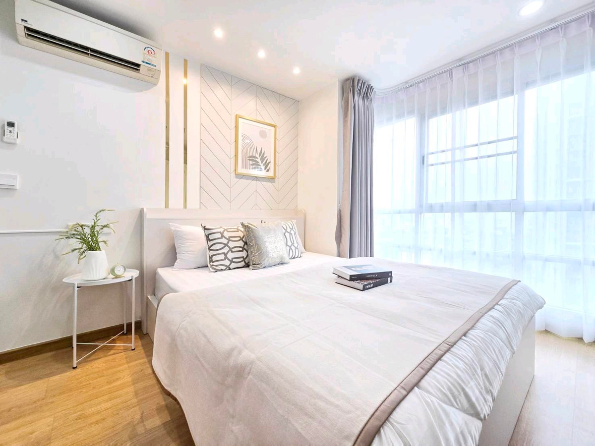 For SaleCondoRatchadapisek, Huaikwang, Suttisan : 👍U Delight @Huai Khwang Station✨️ Beautiful room, newly decorated, Ratchada area🏙🚅💗