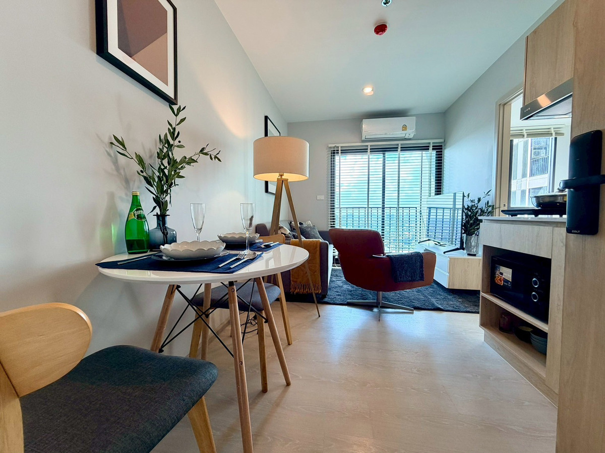 ให้เช่าคอนโดพัฒนาการ ศรีนครินทร์ : ให้เช่า 🔥 Nue Noble Srinakarin - Lasalle 🔥 ใกล้ MRT ศรีลาซาล เฟอร์นิเจอร์ และ เครื่องใช้ไฟฟ้าครบ 