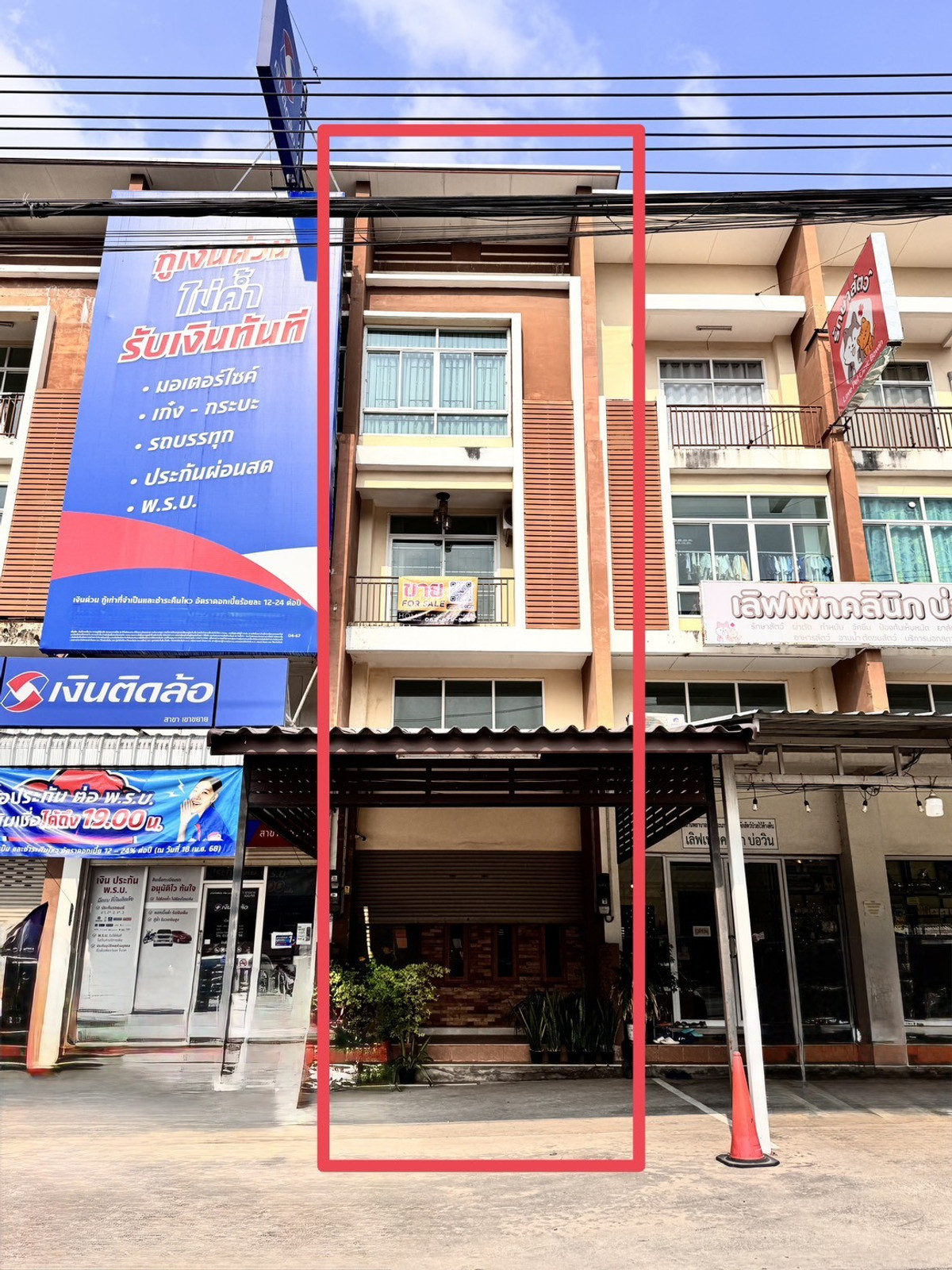 For SaleShop HouseSriracha Laem Chabang Ban Bueng : The Point Bowin Commercial Building / 3 Storey (FOR SALE) YEAN072