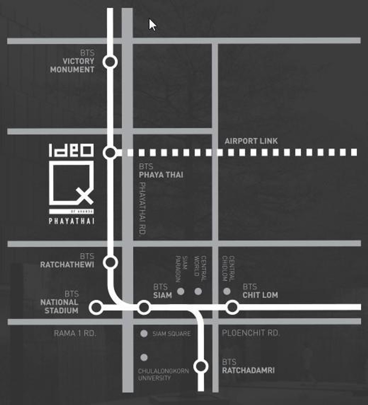 ให้เช่าคอนโดราชเทวี พญาไท : ให้เช่าคอนโด ติด BTS พญาไท Airport Rail link พญาไท ใกล้สยาม จุฬา ชั้น 35 ขนาด 1 นอน 1 น้ำ