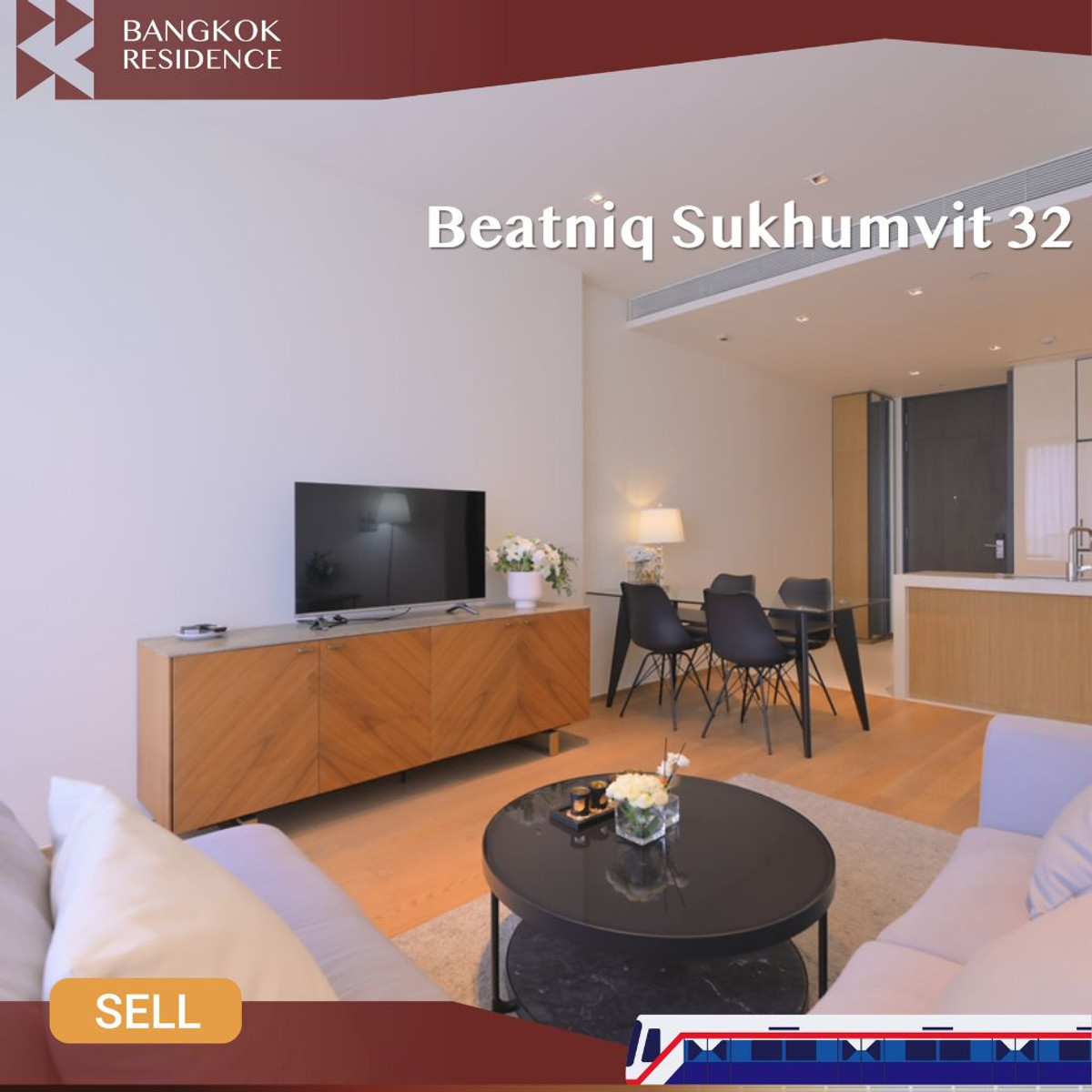 ขายคอนโดสุขุมวิท อโศก ทองหล่อ : 💎Modern Luxury Unit - Beatniq Sukhumvit 32 , Best Price Near BTS Thong Lo