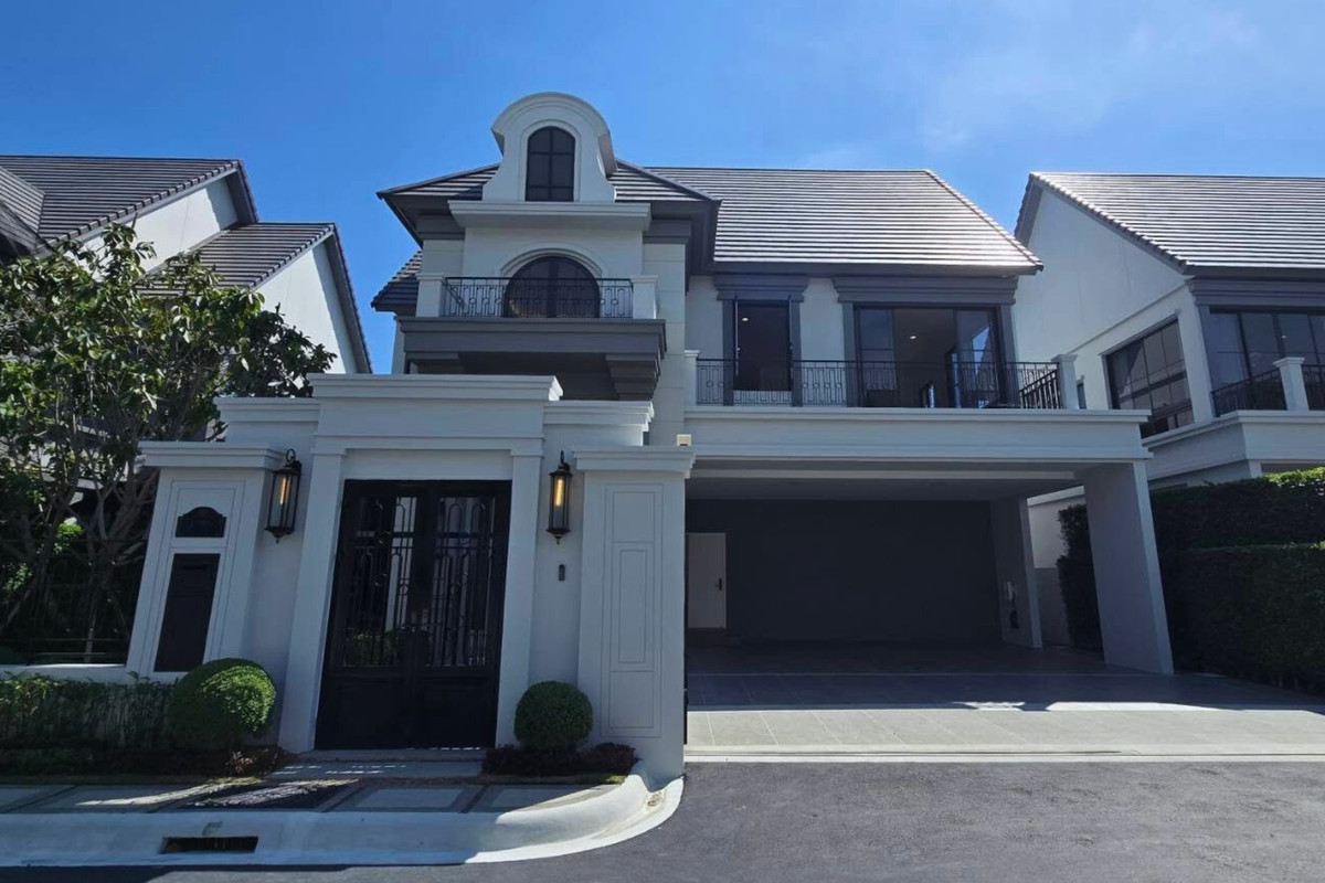 For RentHouseKasetsart, Ratchayothin : Luxury house for rent Large new house, 4 bedrooms, 378 sq m.