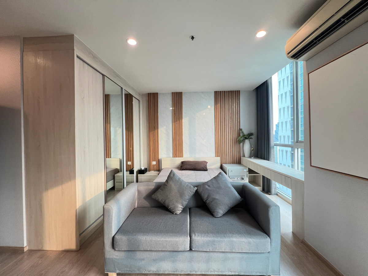 ให้เช่าคอนโดรัชดา ห้วยขวาง : RC124725 Condo for rent at NOBLE REVOLVE RATCHADA ใกล้ MRT สถานีศูนย์วัฒนธรรม 