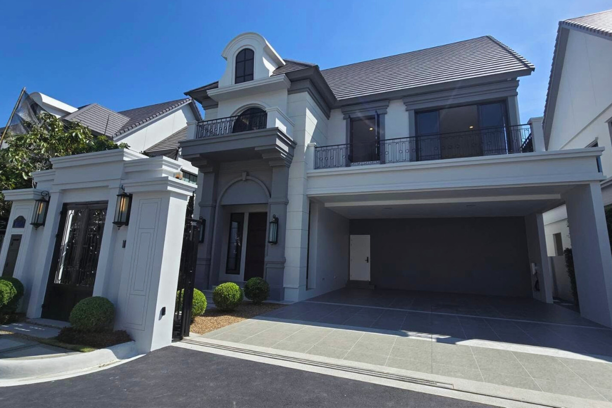 For RentHouseKasetsart, Ratchayothin : Luxury house for rent Large new house, 4 bedrooms, 378 sq m.