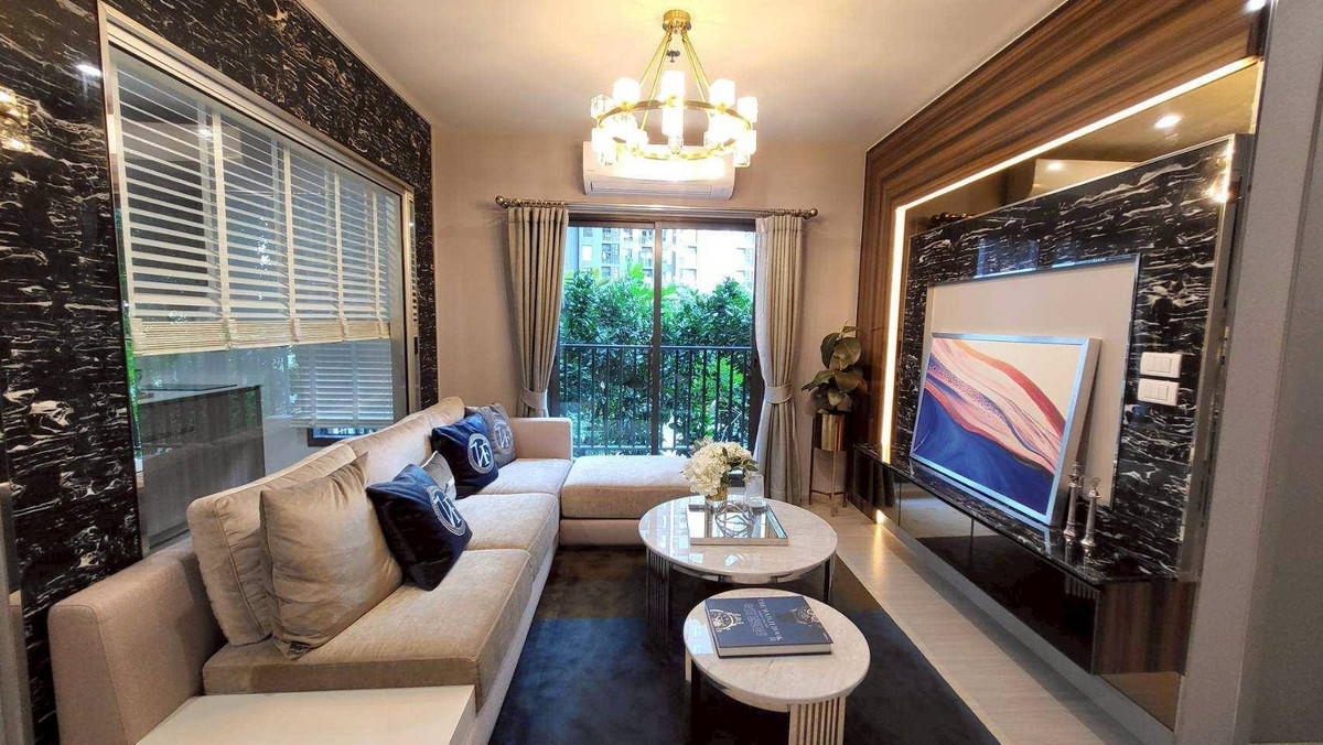 For RentCondoBang kae, Phetkasem : ⭐️ The Parkland Phetkasem 56 ⭐️ 2 BED 2 BATH 75 sq m. New room, first hand, beautifully decorated, ready to move.