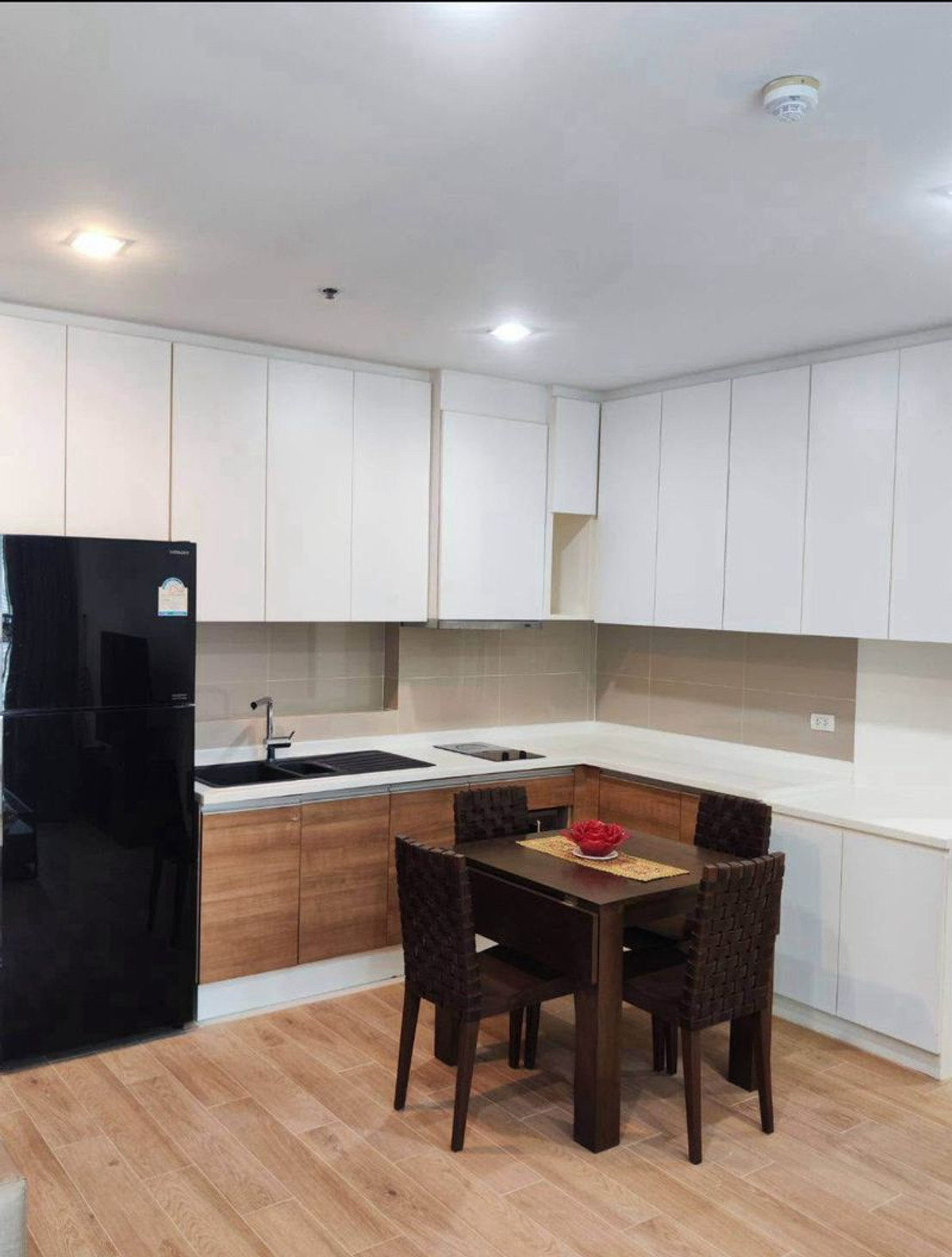 For RentCondoOnnut, Udomsuk : Condo for rent, Rhythm Sukhumvit 50, near BTS On Nut, corner room, size 65.87 square meters, 2 bedrooms, 28th floor, ready to move in, Phra Khanong Subdistrict, Khlong Toei District, Bangkok