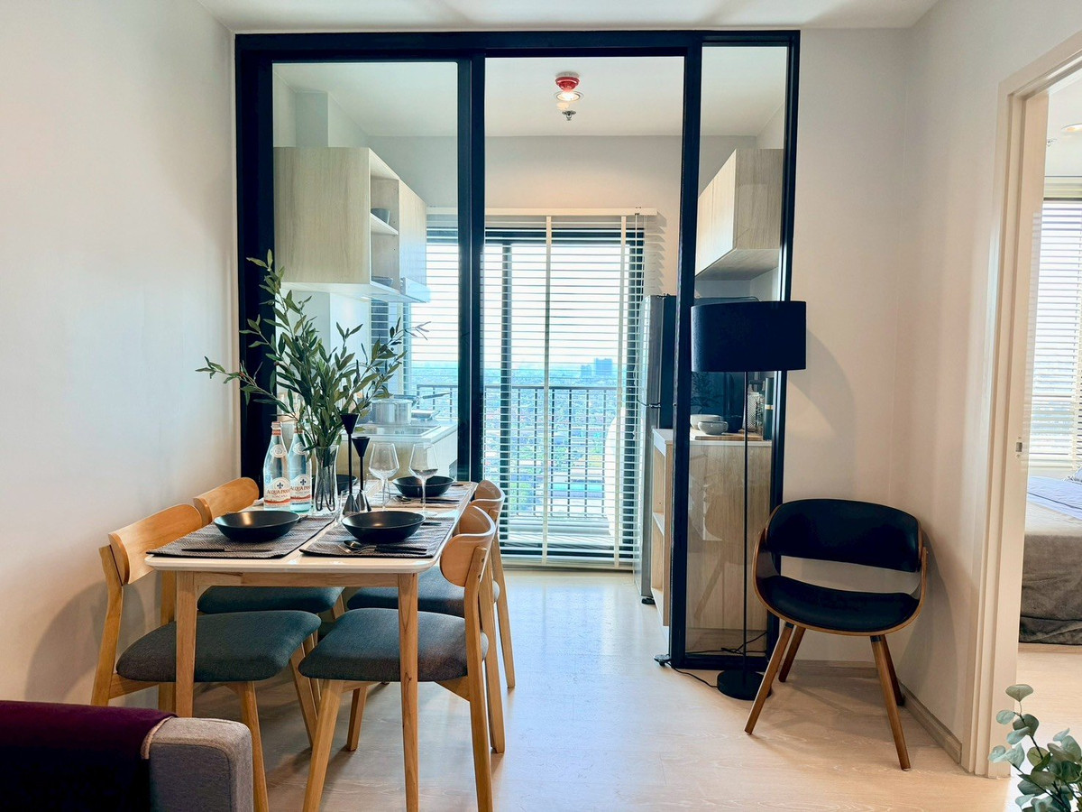 ให้เช่าคอนโดพัฒนาการ ศรีนครินทร์ : ให้เช่า 📍 Nue Noble Srinakarin - Lasalle 📍 เฟอร์นิเจอร์ และ เครื่องใช้ไฟฟ้าครบ ใกล้ MRT ศรีลาซาล