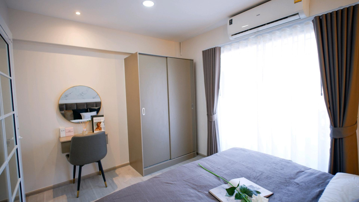 For SaleCondoLadprao101, Happy Land, The Mall Bang Kapi : Condo Studio One Lat Phrao 102  🐈Condo allows pets🐈