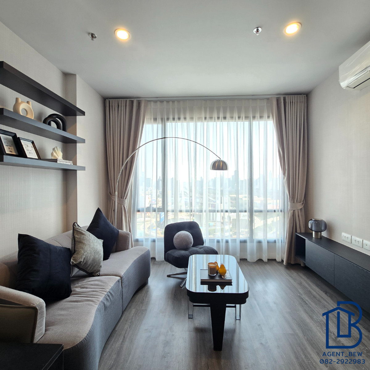 For RentCondoRatchathewi,Phayathai : ✅New Room✅Ideo Mobi Rangnam 2 Bedroom 50 sqm with bathtub 39,000 THb per month