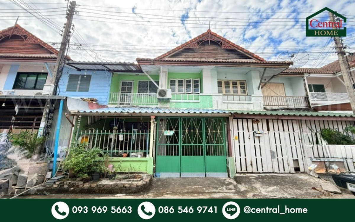 ขายทาวน์โฮมปทุมธานี รังสิต ธรรมศาสตร์ : ทาวน์เฮ้าส์ บ้านพฤกษา 2 รังสิต - นครนายก คลอง 8