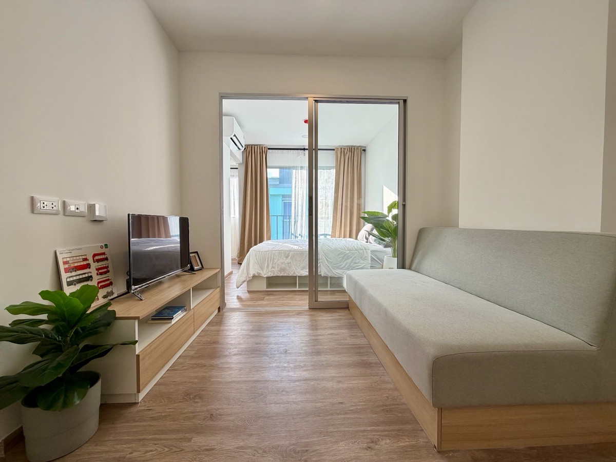 For RentCondoPathum Thani,Rangsit, Thammasat : 1bedroom, brand new room Fully furnished, ready to move in