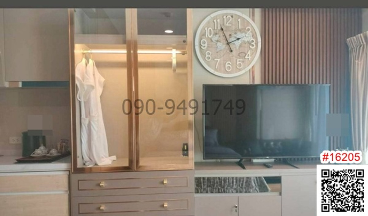 For RentCondoRamkhamhaeng, Hua Mak : Condo for rent, Condo The Livin Ramkhamhaeng, 11th floor, near Interchange Lam Sali.