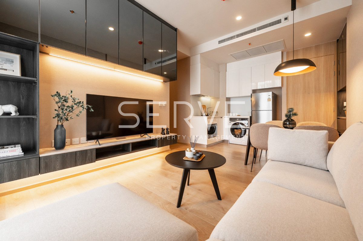 For RentCondoSukhumvit, Asoke, Thonglor : 🔥42K🔥-Modern Style 2 Beds High Fl. Good Location in Asoke Area BTS Asok & MRT Sukhumvit 500 m. at Noble BE19 Condo / For Rent