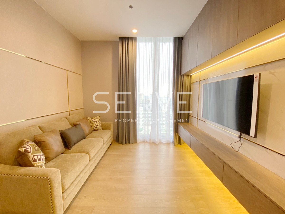 ให้เช่าคอนโดสุขุมวิท อโศก ทองหล่อ : 🔥40K🔥- 2 นอน ห้องสวย 60.69 ตร.ม. ชั้นสูง 25+ บนทำเลดีๆ คอนโดใกล้รถไฟฟ้า 2 สาย BTS อโศก และ MRT สุขุมวิท 550 ม. ที่ Noble BE19 / ให้เช่าคอนโด