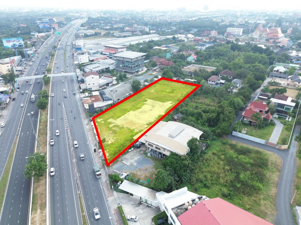 For SaleLandNonthaburi, Bang Yai, Bangbuathong : Land for sale on Ratchaphruek Road, Bang Rak Noi Subdistrict, more than 3 rai, suitable for business CC