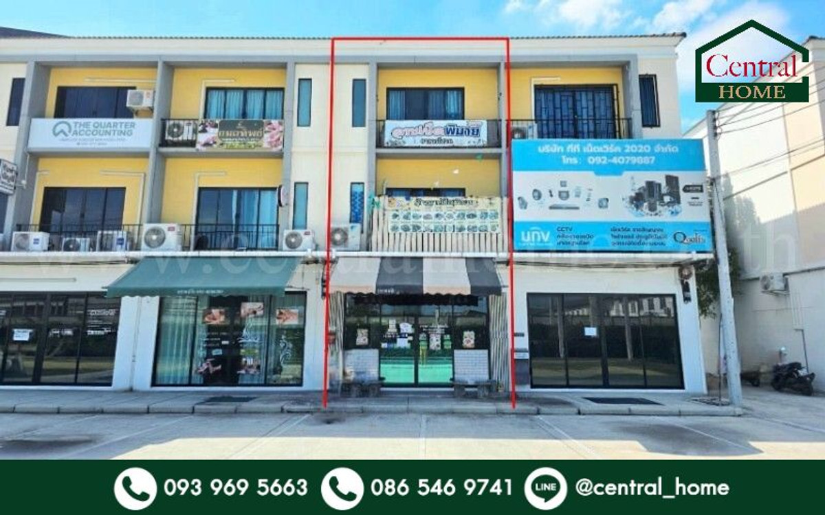 อาคารพาณิชย์ปทุมธานี รังสิต ธรรมศาสตร์ : อาคารพาณิชย์ 3 ชั้น เดอะ คอนเนค @ รังสิต-อเวนิว ทำเลค้าขาย