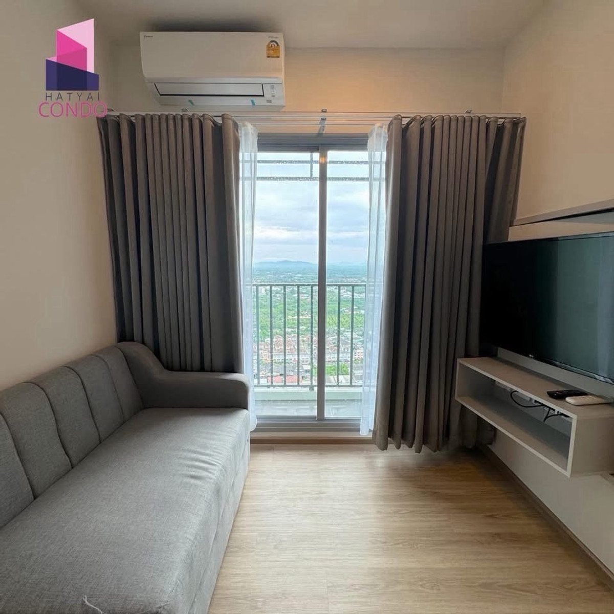 ให้เช่าคอนโดหาดใหญ่ สงขลา : CR506 ให้เช่า Escent Hatyai ชั้น 34 