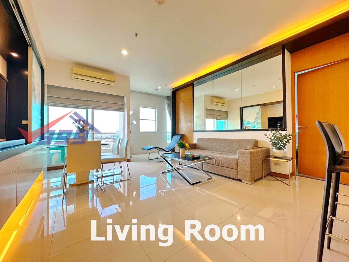 For RentCondoPattanakan, Srinakarin : Condo for rent, 1 bedroom, high floor, city view, near Brighton College Bangkok