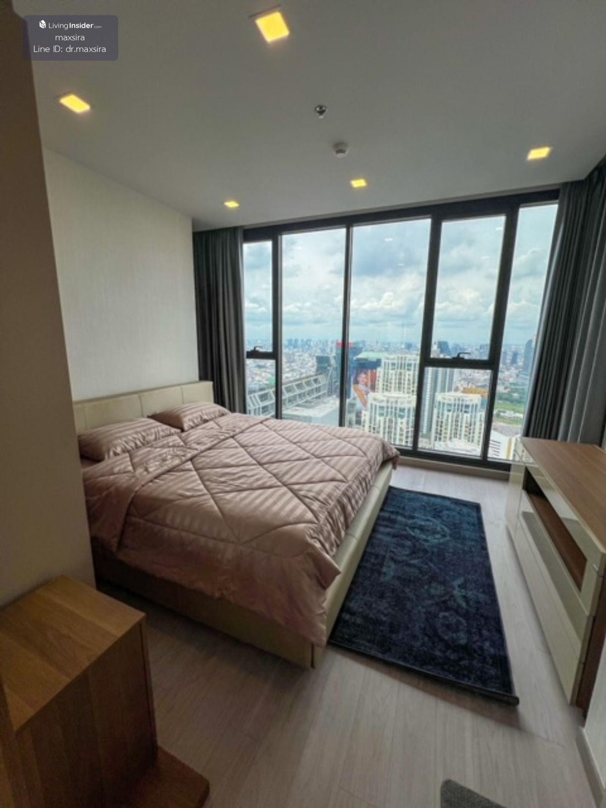 ขายคอนโดพระราม 9 เพชรบุรีตัดใหม่ RCA : ขายพร้อมผู้เช่า Condo One9Five 2 นอน 2 น้ำ ชั้นสูง วิวโล่ง พร้อมอยู่