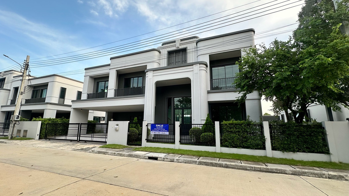 For SaleHouseNawamin, Ramindra : 📍Urgent sale, new house, large house, garden side.