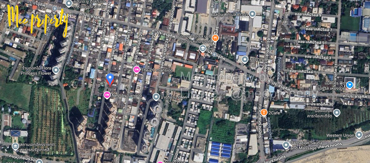 For SaleTownhomeRatchadapisek, Huaikwang, Suttisan : 🚨House with land for sale cheap! Prime location in Bangkok🚨 Soi Pracha Uthit 16, Huai Khwang, Bangkok Land size: 54 sq m. ME-231