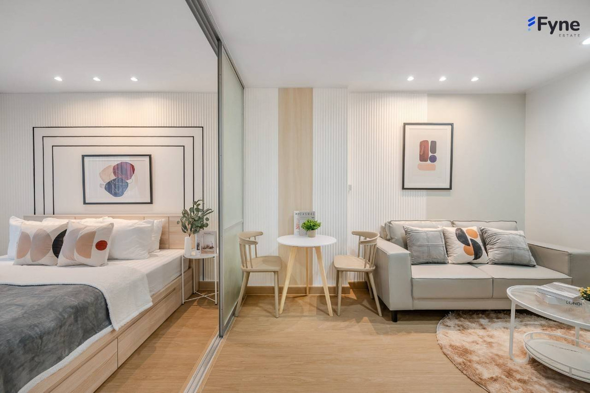 ขายคอนโดรัชดา ห้วยขวาง : โครงการ U Delight @ ห้วยขวาง สเตชั่น  ️1 ห้องนอน 1 ห้องนั่งเล่น และมีครัวปิด