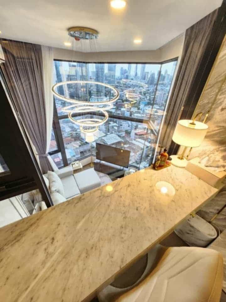 ให้เช่าคอนโดสยาม จุฬา สามย่าน : 🔥เช่าด่วน🔥พาร์ค ออริจิ้น จุฬา-สามย่าน ใกล้สถานีรถไฟฟ้า MRT หัวลำโพง เฟอร์นิเจอร์ครบ พร้อมเข้าอยู่