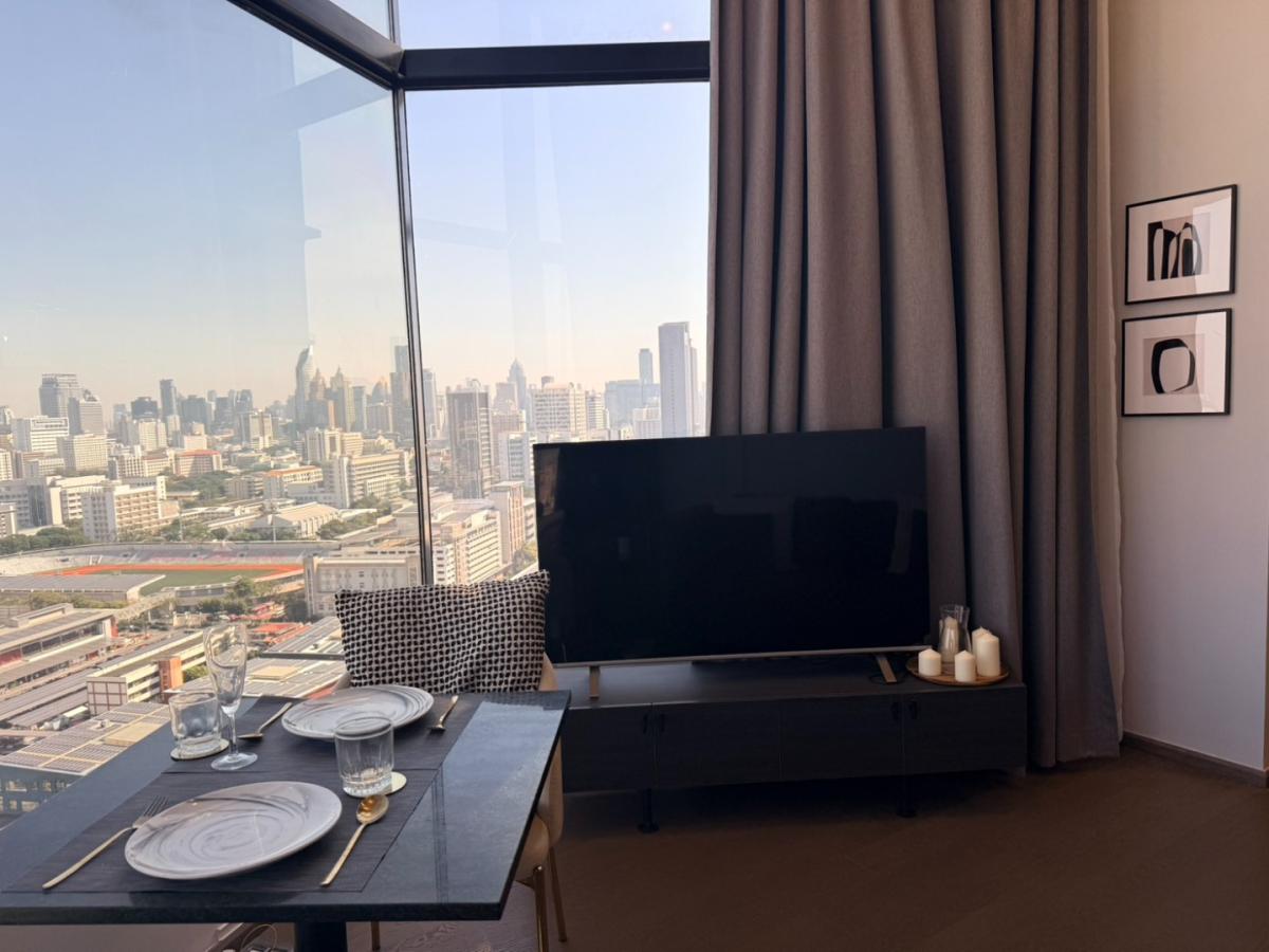 ให้เช่าคอนโดสยาม จุฬา สามย่าน : 🔥เช่าด่วน🔥พาร์ค ออริจิ้น จุฬา-สามย่าน ใกล้สถานีรถไฟฟ้า MRT หัวลำโพง เฟอร์นิเจอร์ครบ พร้อมเข้าอยู่