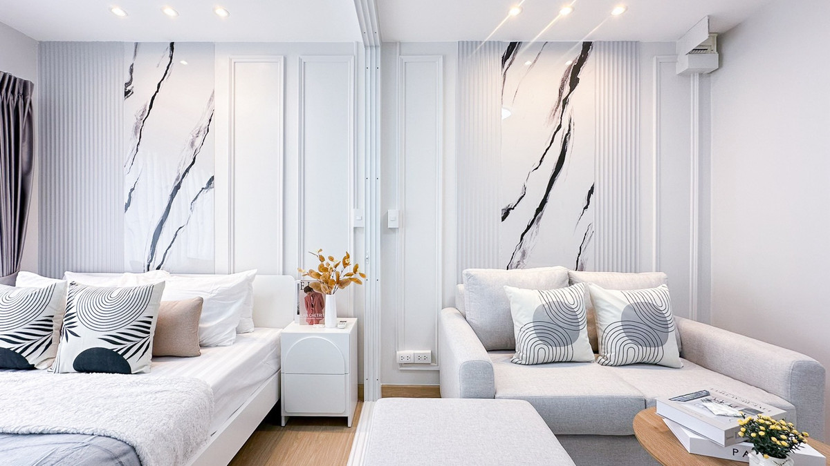 For SaleCondoLadprao101, Happy Land, The Mall Bang Kapi : 🍀🍀𝑃𝑙𝑢𝑚 𝐶𝑜𝑛𝑑𝑜 𝐿𝑎𝑑𝑝𝑟𝑎𝑜 𝟷𝟶𝟷 🌿🌿Easy and easy installments. Starting at 𝟺,𝑥𝑥𝑥 Baht per month🌿🌿 Ready to move in 🌸🌸