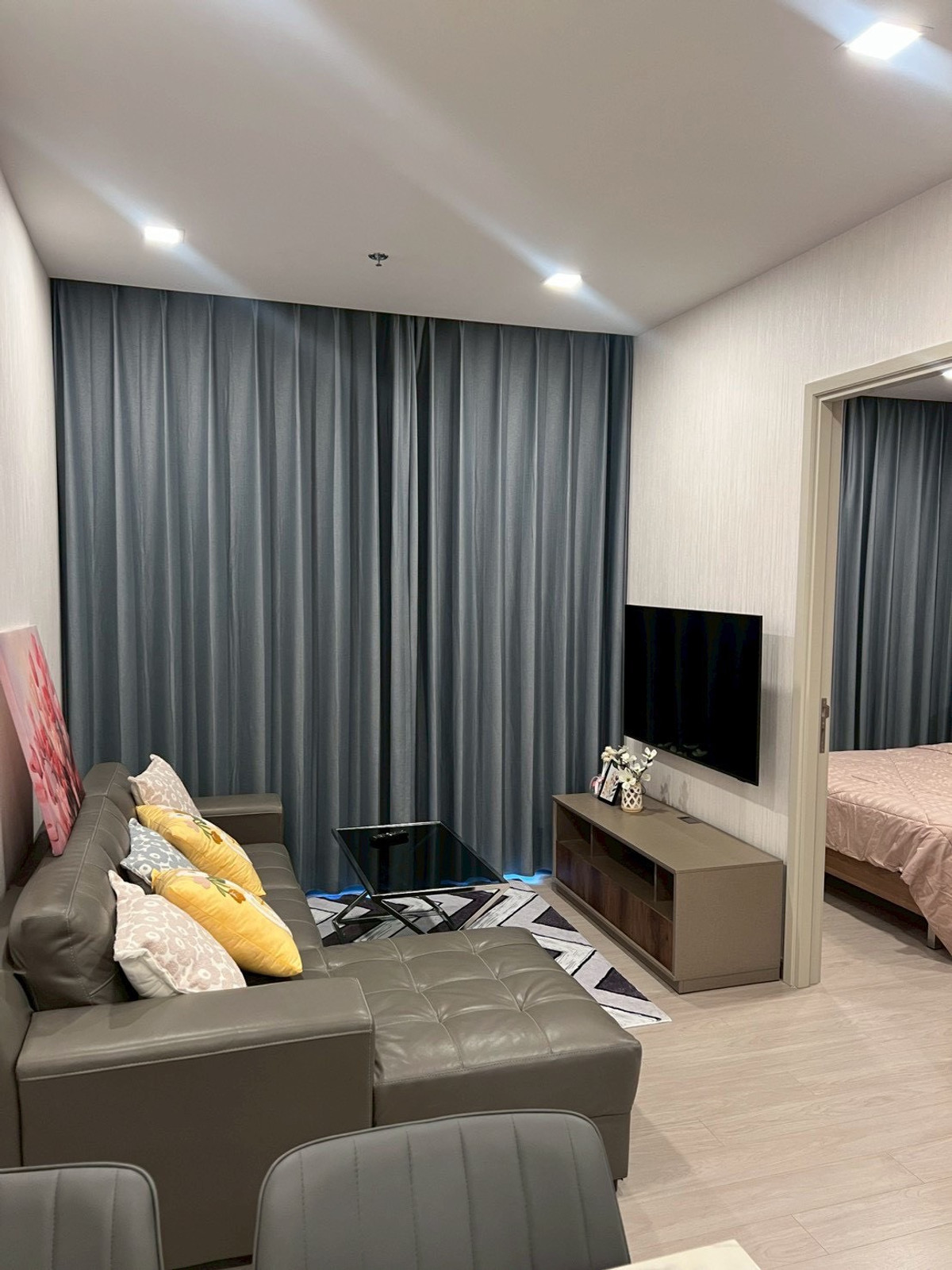 ขายคอนโดพระราม 9 เพชรบุรีตัดใหม่ RCA : ขายพร้อมผู้เช่า One9Five Rama 9  1 ห้องนอน 1 ห้องน้ำ ตึก A